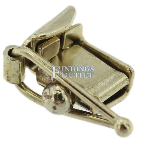 14K White Gold Box Lock Clasp Male & Female Figure 8 Complete Set ALL SIZES USA - Picture 10 of 42