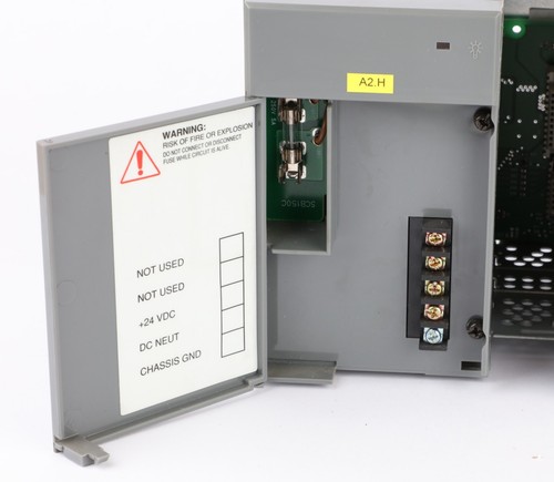 Allen-Bradley 1746-A7 SLC500 7-Slot Rack with 24V Power Supply & I/O Modules - Picture 2 of 7