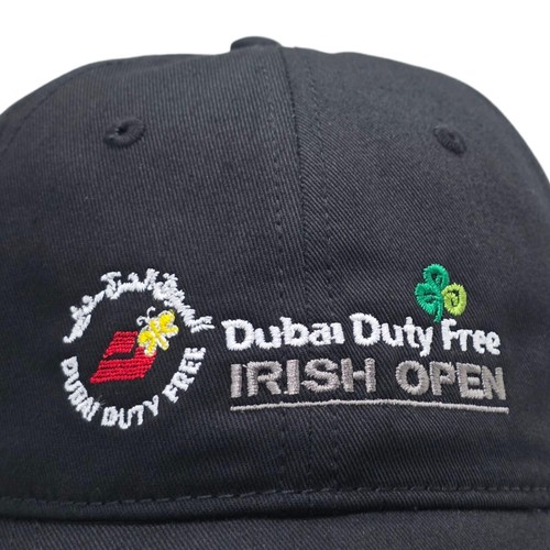 Official Dubai Duty Free Irish Open Cap - Callaway Performance - Black Hat - Picture 2 of 5