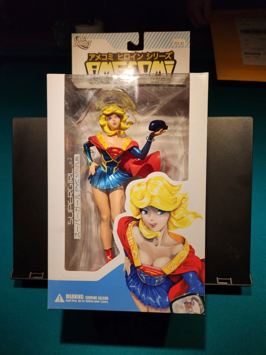 Ame-Comi Heroine Series PVC Statue SUPERGIRL V.2 Action Figure NIB DC Direct