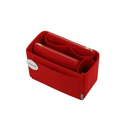 Red Slender Large Felt Bag Organizer Insert Perfect for Speedy Neverfull Tote