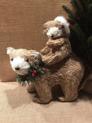 SISAL WEIHNACHTSMAMA BÄR UND BABYBÄR - Bild 7 von 11