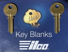 LOT OF (10) YALE Y1 ILCO KEY BLANKS SOLID BRASS RESIDENTIAL/COMMERCIAL USA MADE