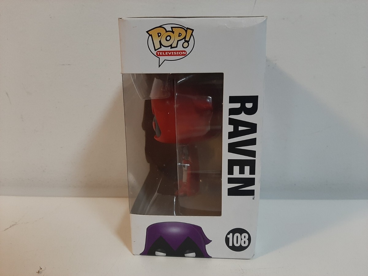 Funko Pop! Teen Titans Go! Raven (Red) Limited Edition - Sammlerfigur Vinyl 108