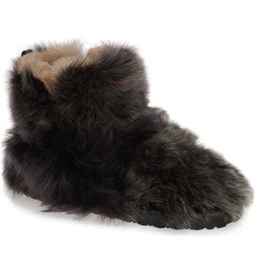 stuart weitzman fur booties