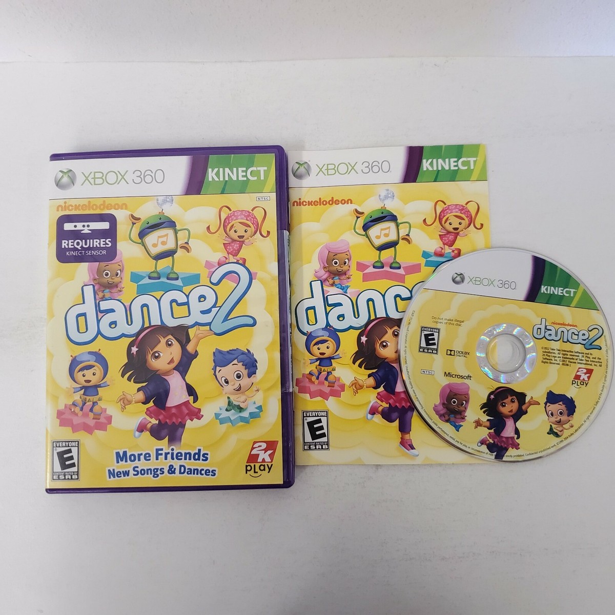 Nickelodeon Dance 2 - Complete w/ Manual - Microsoft Xbox 360