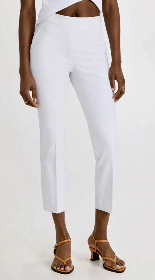 Pantalones SPANX On The Go ajustados rectos blancos modeladores al tobillo para mujer Petite XS S M L XL Foto 4 de 4