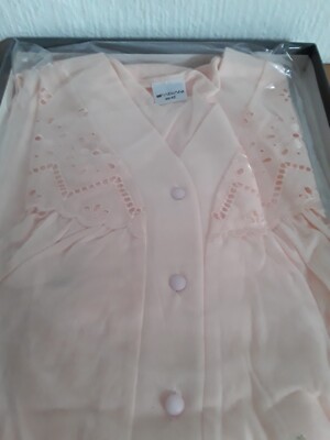 Damen Nachthemd, Fabiani, Gr. 40/42, rosa, Langarm, NEU im Karton