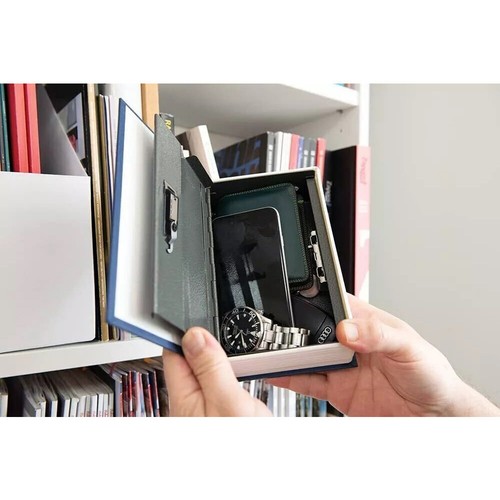 Buchtresor Buchsafe getarnte Geldkassette Attrappe Papierseiten Geheimversteck - Bild 8 von 13