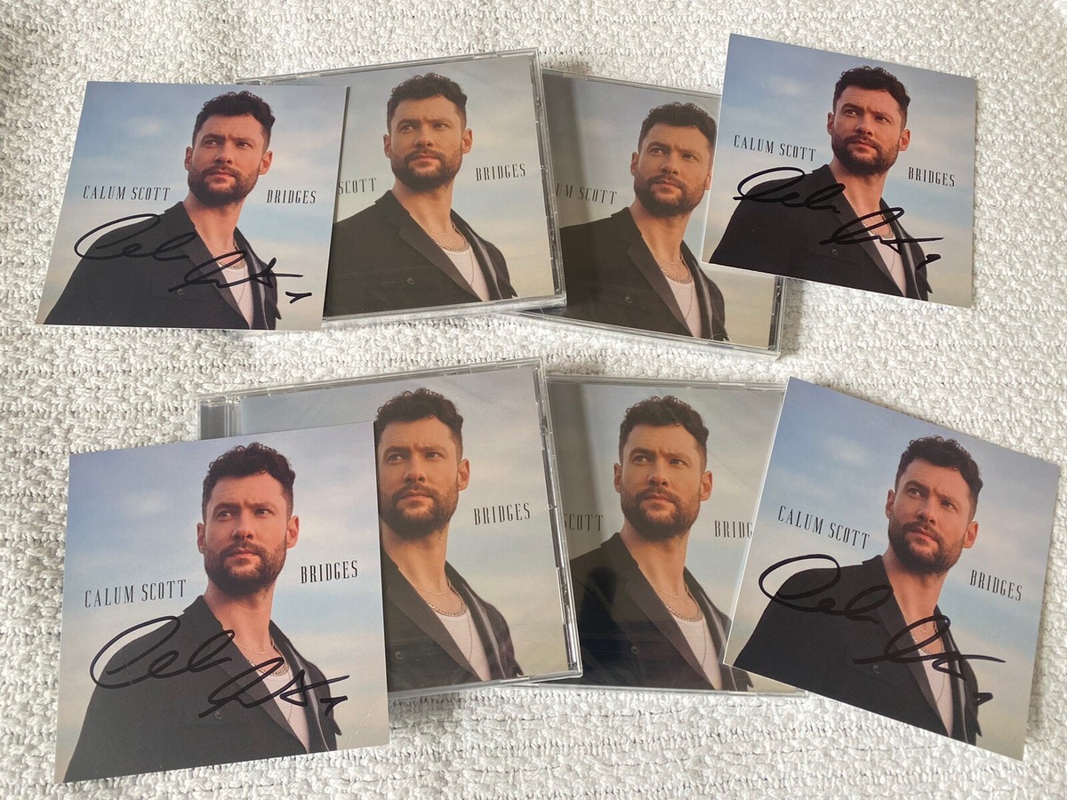 Calum Scott Signed - Bridges CD + Signed Art Card (Britain's Got