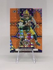 2022 Mosaic Aaron Rodgers Orange Reactive Prizm #252 Packers National Pride