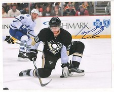 IAN COLE PITTSBURGH PENGUINS SIGNED 8X10 PHOTO AUTO AUTOGRAPHED