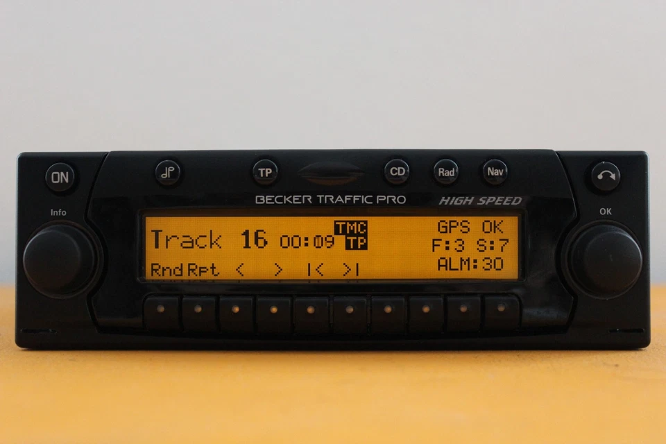 BECKER NAVI AUTO RADIO TRAFFIC PRO HIGH SPEED BE 7824 PORSCHE MERCEDES BMW AUDI - Bild 3 von 4