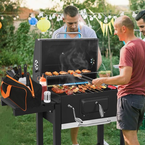 27-teilig Grillbesteck Set Profi Grill Zubehör Set für Männer Geschenk Edelstahl - Bild 7 von 7