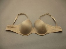 40B Third Love Womens Beige Lined Underwire Back Close Adjustable T-Shirt Bra 4M