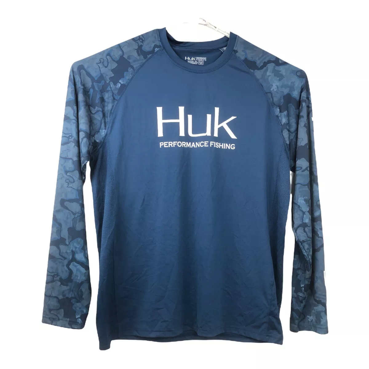 HUK Performance Fishing Shirt Medium UPF 30+ Performance Apparel NWT