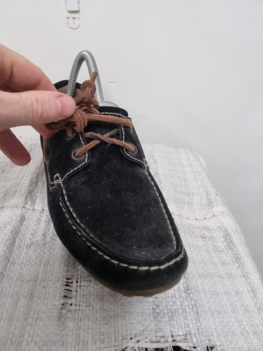 ecco cuno sneaker mens size 40 leather boat shoe - Picture 4 of 16