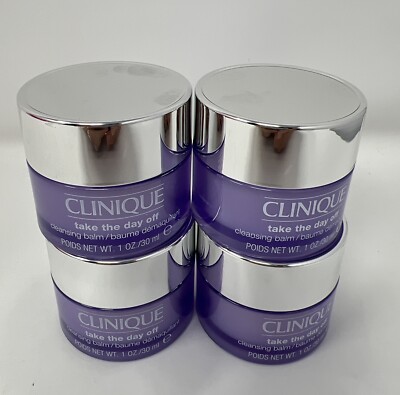 4x Clinique Take The Day Off Cleansing Balm- 1oz / 30 ml Each Travel Size code10