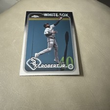2024 Topps Chrome Baseball Trading Card #86 Luis Robert Jr Chicago White Sox MLB
