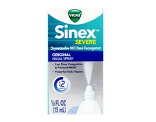 Vicks Sinex Severe Original Nasal Spray Congestion Relief, 0.50 fl oz