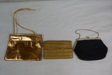 Lot of 3 - Vintage Women's Assorted Evening Bags Various Colors