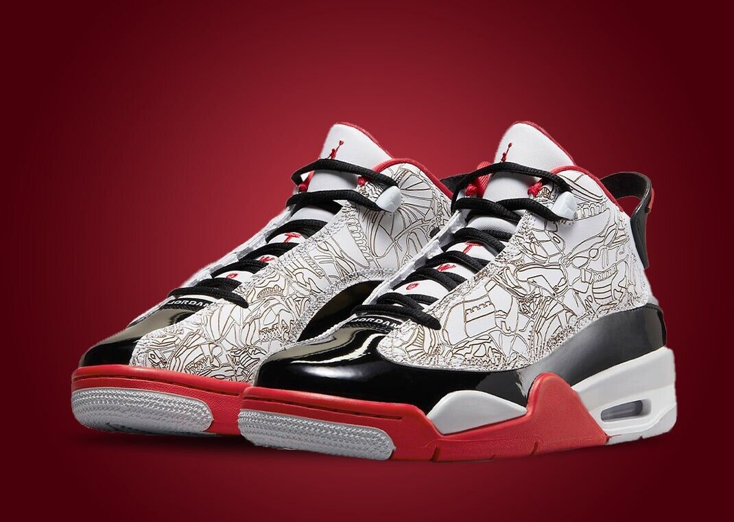 Men's Size 11.5 Nike Air Jordan Dub Zero 'Fire Red Men's Size 11.5 Nike Air Jordan Dub Zero 'Fire Red