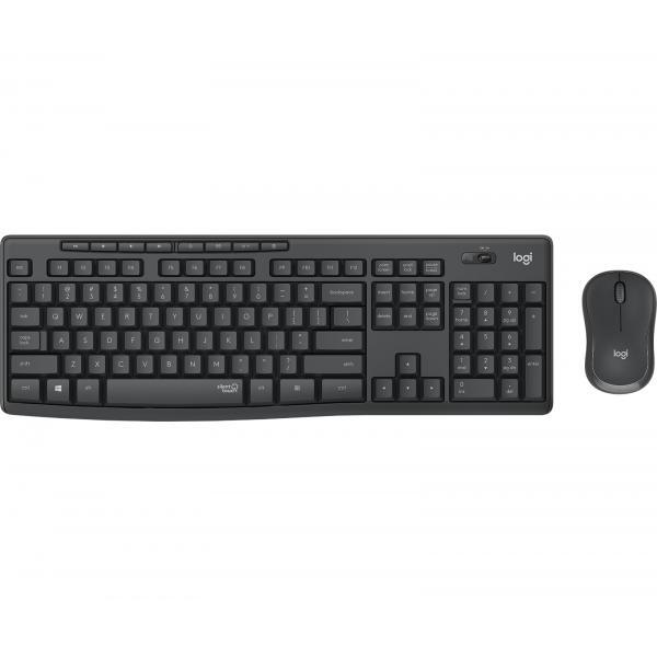Logitech MK295 Silent Set mouse e tastiera - senza fili - 2.4 GHz - Portoghese -