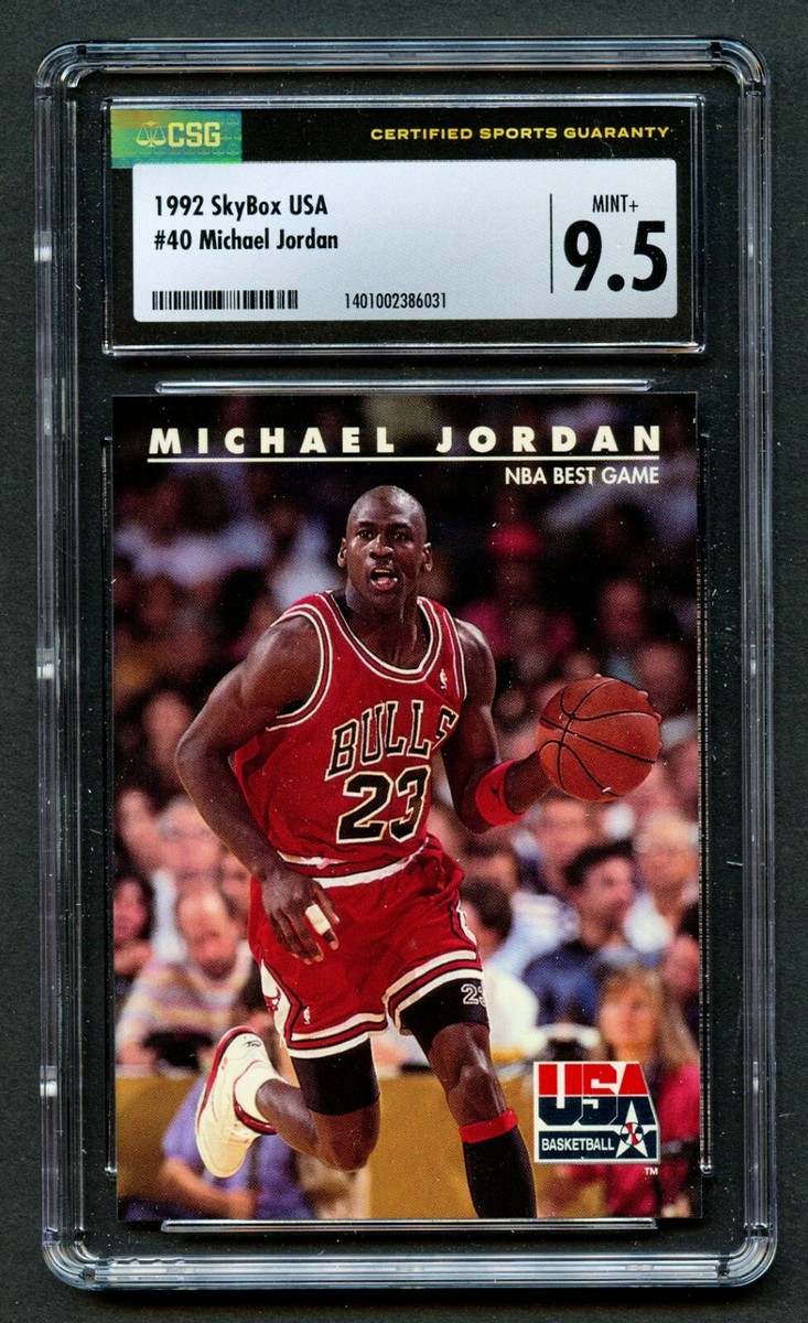 【NBA】50枚 MICHAEL JORDAN 色々 Michael Jordan #40 SkyBox 1992 USA Basketball NBA Best Game Card