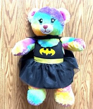 Build A Bear Rainbow Friends Multi-Color Teddy Bear Plush 17  Stuffed Toy 2017