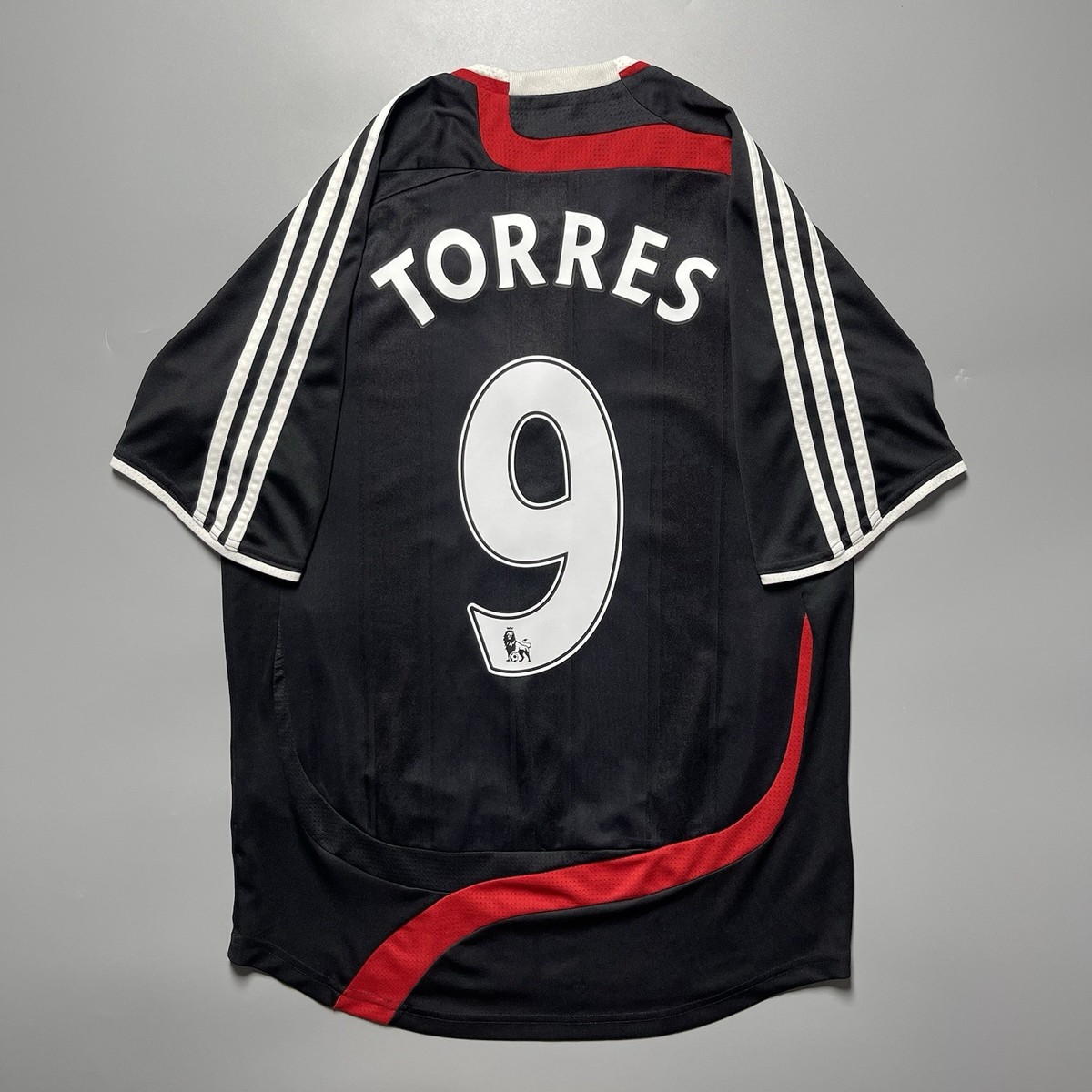 08-09★Liverpool★adidas★サッカーユニフォーム★Torres 2008/10 TORRES #9 Liverpool Vintage adidas Home Football