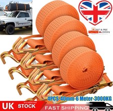 4X Heavy-Duty💖Ratchet Tie Down Straps 40mm-6-Meter 3000KG Lashing Cargo/Luggage