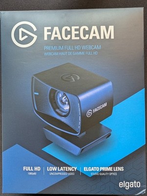 Elgato Facecam 1080p60 -  Excellent Condition - No USB-C 3.0 Cable