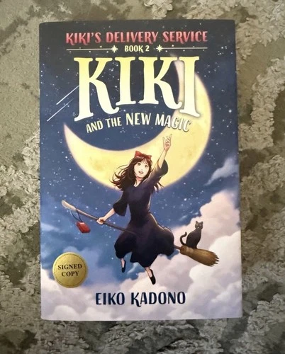 Kiki's Delivery Service Book 2 Kiki & the New Magic Eiko Kadono SIGNED - product listing photo