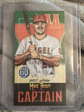 2021 Topps Gypsy Queen - Captains Minis Mike Trout #CM-MT Green /99