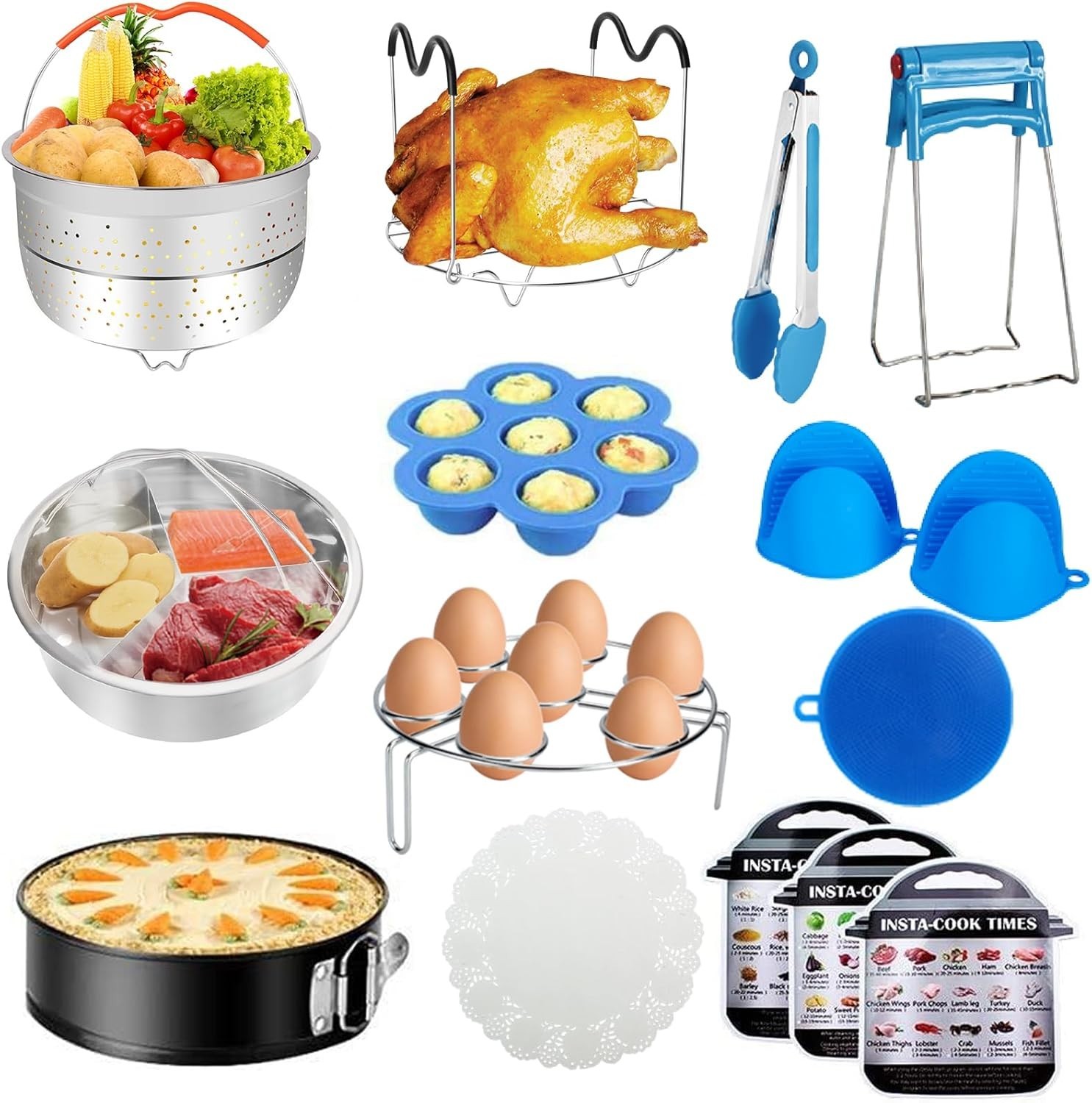 73Pcs Best Instant-Pot-Accessories-Set, Instapot Accessory f