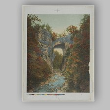 Canvas Wall Art Decor Picture Frame Vintage Natural Stone Arch River Gorge