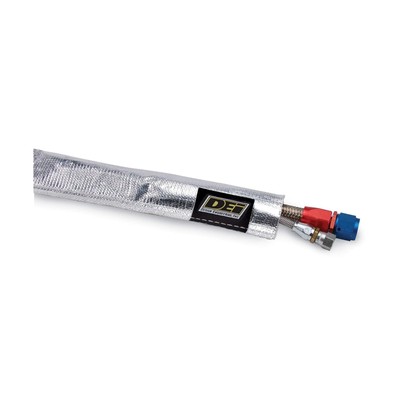 Design Engineering 010418 Heat Sheath 1/2'' I.D. x 3ft Aluminized Sleeving for...