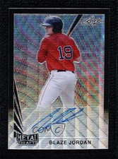 2021 Leaf Metal Draft 1990 Black Wave 7/7 Blaze Jordan #LA-BJ1 Auto uk2