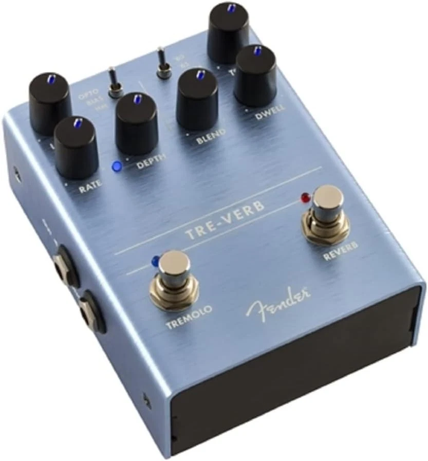 Fender Tre-Verb Digital Reverb Tremolo Guitar Effects Pedal New - Image 2 of 4