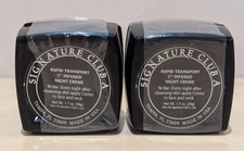  2 Signature Club A Rapid Transport C Infused Night Creme 1.7 Oz. SEALED NEW