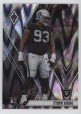 2023 Panini Phoenix Rookies Silver Seismic Byron Young #175 11pj