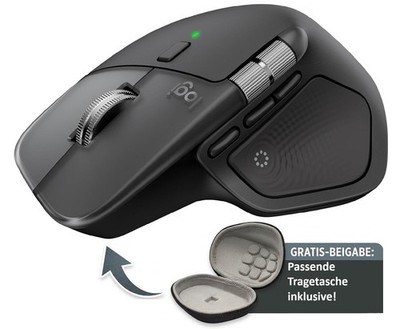 Logitech MX Master 4 for Mac Maus+Tragetasche NEU versiegelt Händler 