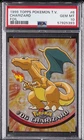 1999 TOPPS POKEMON TV FOIL #6 CHARIZARD PSA 10