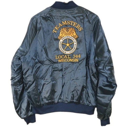 VTG Nemesis Sportswear Teamsters Local 344 Wisconsin Embroidered XL Jacket Blue - product listing photo