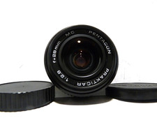 Praktica B Anschluss Objektiv Pentacon Pralticar 2,8/28mm, sehr gut erhalten