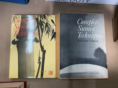 Complete Sumi-e Techniques Sadami Yamada Art Painting w Original