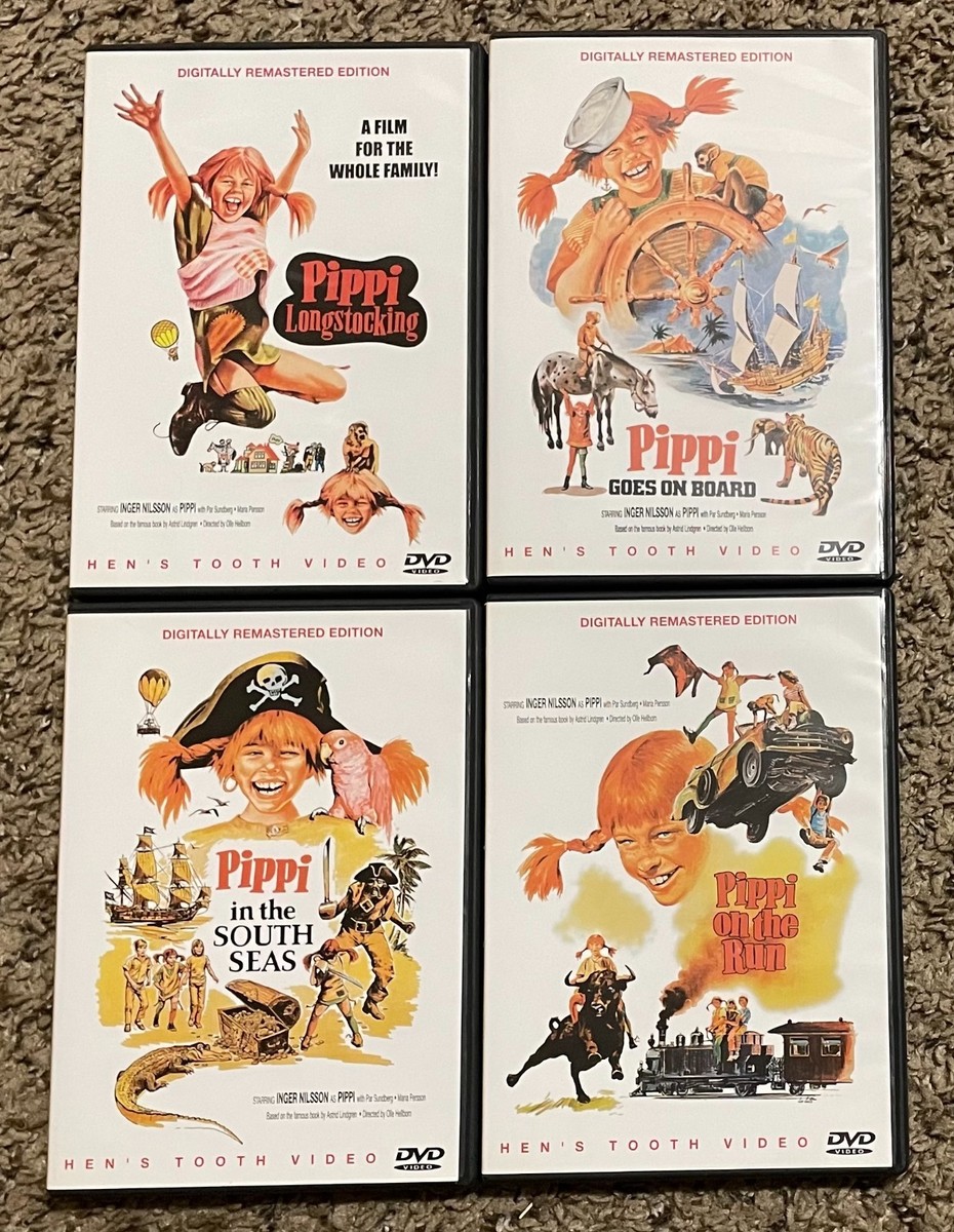 The Pippi Longstocking Collection DVD 4 Movies On Board South Seas