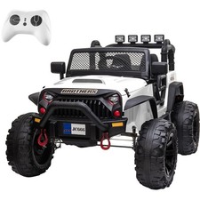 12V Kids Ride-On Car Remote Control, 3 Speeds, Music, LED Lights