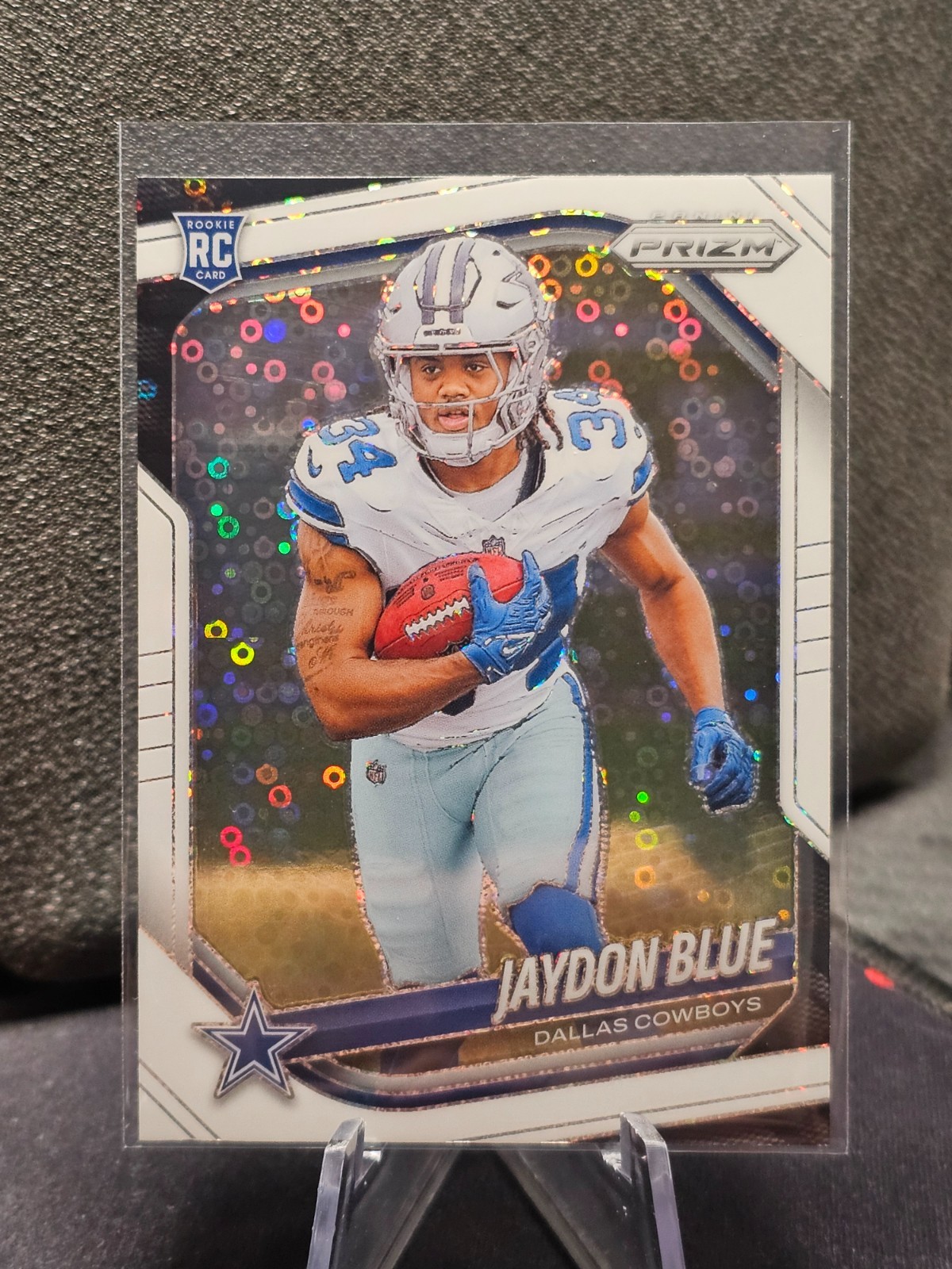 2025 Panini Prizm - Rookies Jaydon Blue #325 White Disco Prizm (RC) Cowboys