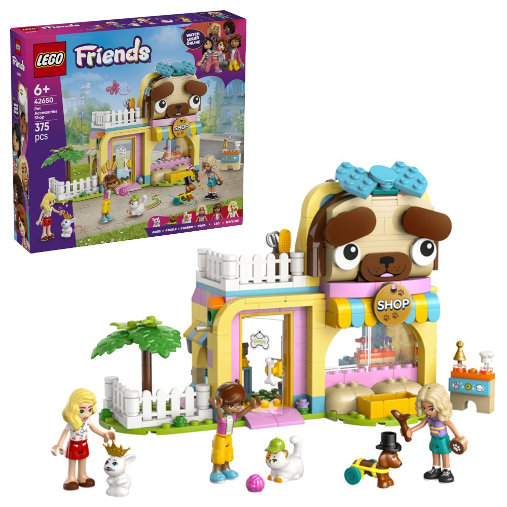 LEGO Friends Pet Accessories Shop 42650 | Toys for 6+ Year Old Girls, 3 Animal Figures, 3 Mini Dolls, Pet Care Accessories, Birthday Gift Idea, 375 Pieces - Image 7